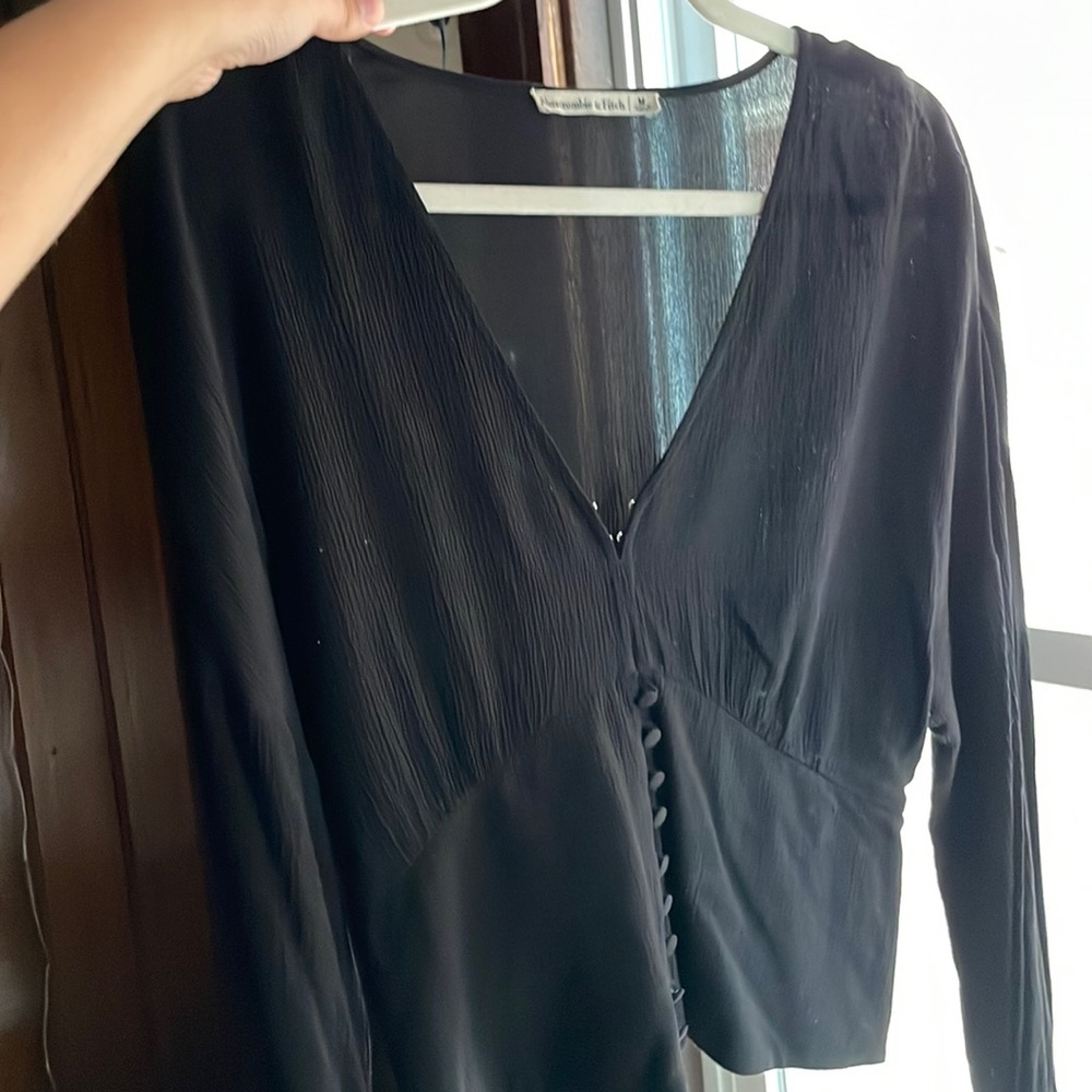 Black Long Sleeve Abercrombie Shirt